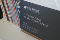 ClearKeep Premium 12" Vinyl Record Outer Sleeves – Case of 8 × 100 Packs (800 Sleeves, 3.5 Mil)