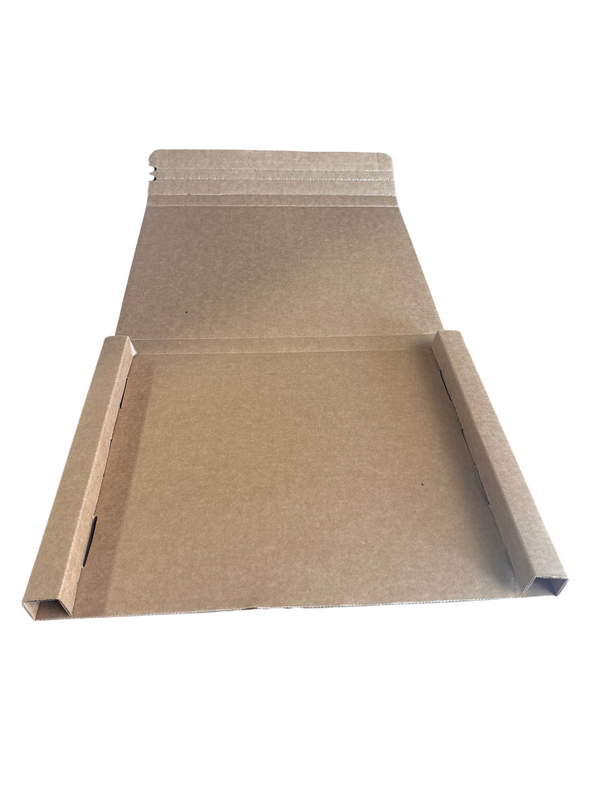Premium Vinyl Record Mailers – 50 Pack | Crush-Resistant Sides, Easy-Fold Design, Holds Up to 3 LPs
