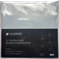 Clearkeep record LP outer sleeves packaging with clear sleeves inside